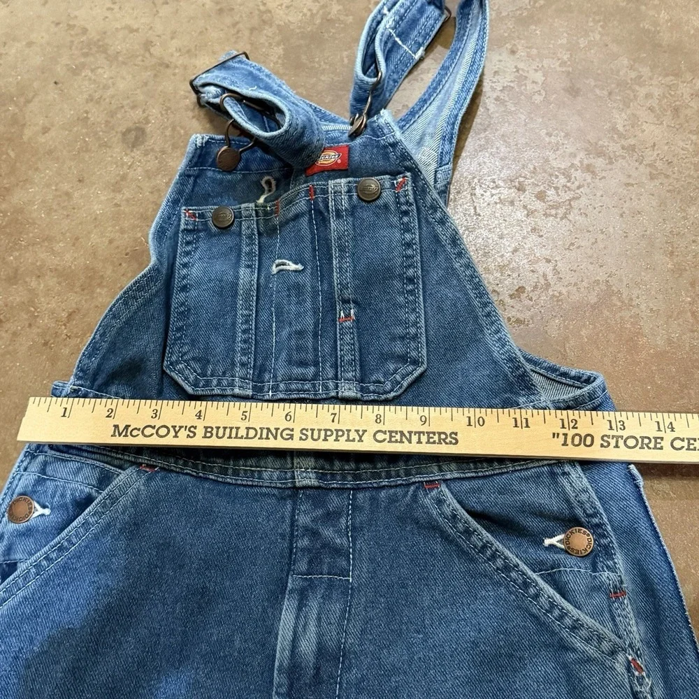 Dickies Denim Overalls - Youth Small * Farm Worn